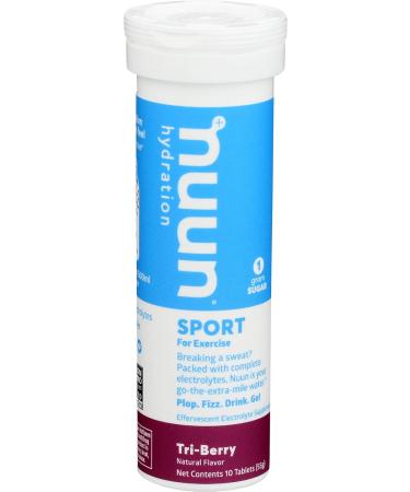 Nuun Active Tri Berry Electrolyte Tablets - 10 ct | Hydration for Active Lifestyle | International Shipping - Buy Online on GoSupps.com