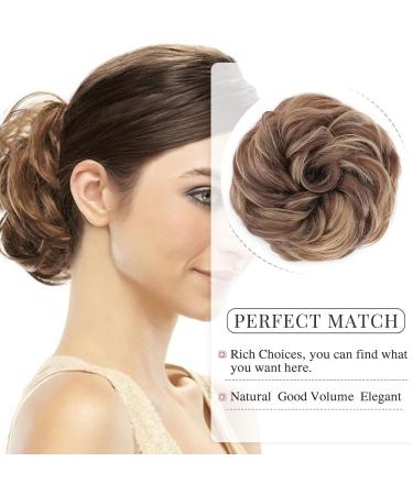 Shop Interchangeable Hair Extensions | Voluminous Dutt & Ponytail | Light Auburn to Blonde Updos - 45g Real Hair Quality - Buy Online on GoSupps.com