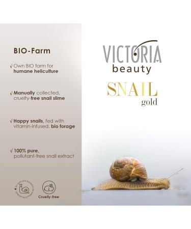 Victoria Beauty Snail Cream with Argan Oil - Nourishing Body Cream for the Whole Family (200 ml) | Hydrate & Rejuvenate Skin - Buy Online on GoSupps.com