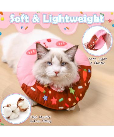 Halinuia Soft Anti-Bite Cat Collar - 2 Piece Donut Design for Kittens & Puppies | Protective Post-Surgery Care - Buy Online on GoSupps.com