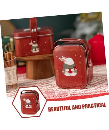 MAGICLULU 2pcs Box Cookie Box Scarf Container Cartoon Candy Holder Easter Decor Portable Souvenir 1 - Buy Online on GoSupps.com