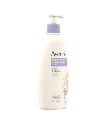 Aveeno Stress Relief Body Lotion with Lavender & Natural Oatmeal - 18 fl. oz - Buy Online on GoSupps.com
