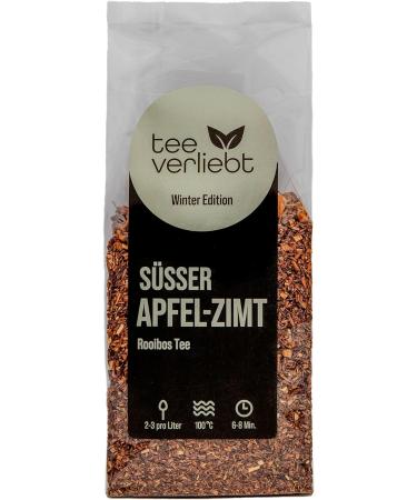 teeverliebt Winter Edition Sweet Apple Cinnamon Rooibo Tea 100 g Loose Rooibo Tea Delicious Tea Mix - Buy Online on GoSupps.com
