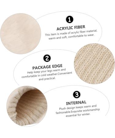 Kisangel Winter Boot Cuffs for Women - Faux Fur Fashionable Tops & Yoga Wear - 3 Pairs of Stylish Boot Covers - Buy Online on GoSupps.com