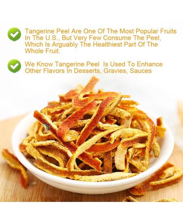 Buy Tangerine Peel Tea 80g - Dried Orange Peel Herbal Tea Rich in Antioxidants & Vitamin C | International Shipping - Buy Online on GoSupps.com