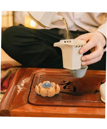 Gleavi Hand Exercise Plate Player - Vintage Carved Tibetan Buddhist Pearls Mini Lotus Flower & Sandalwood Massage Ball - Perfect for Office Relaxation - Buy Online on GoSupps.com
