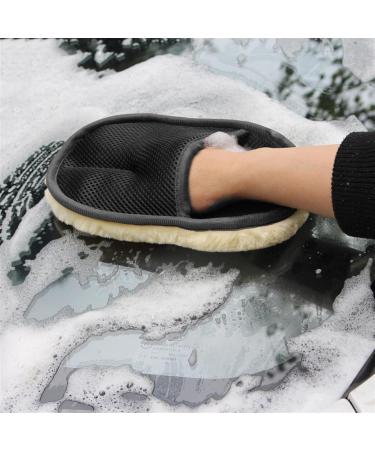 BUSOTH Ultrafine Fiber Wool Soft Car Cleaning Gloves Cleaning Gloves Dishwashing Gloves One Size Small - Buy Online on GoSupps.com