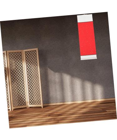 Calligraphy Blank Scroll Wall Murals Blank Scroll Scroll Chinese Scroll Rice Paper Art Paintings Red 105X45X1CM - Buy Online on GoSupps.com