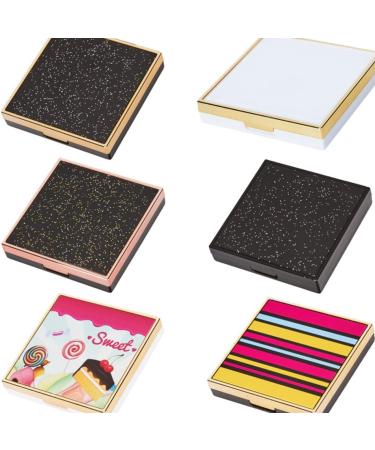 FOYTOKI 1pc Empty Eyeshadow Dish Eye Shadow Empty Palette Empty Eyeshadow Palette Empty Spotlight Dish Black - Buy Online on GoSupps.com