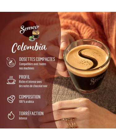 SENSEO - 320 Colombian Espresso Coffee Pods 100% Arabica Compatible with SENSEO coffee machines. (Pack of 10 x 32 Pods) - Buy Online on GoSupps.com
