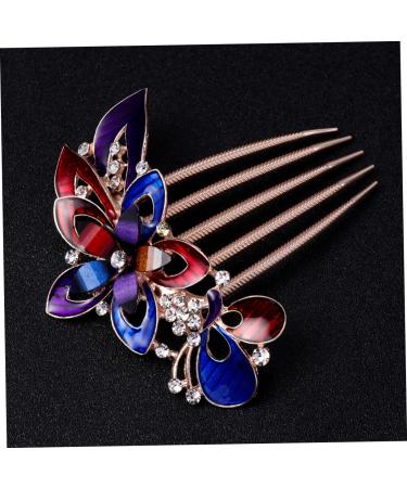 BIUDECO Costume Accessories Wedding Headdress Fashion Headwear Hair Ornament Bride Hair Comb