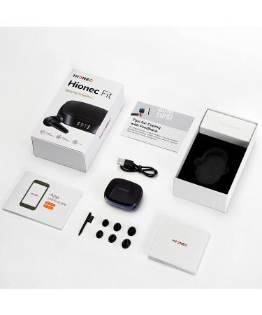 Hionec Rechargeable Hearing Aids with Noise Cancelling - 16-Channel Digital Bluetooth Amplifier for Seniors | Best for TV, Calls, Music | 50 Hours Use | App for Customized Settings - Buy Online on GoSupps.com