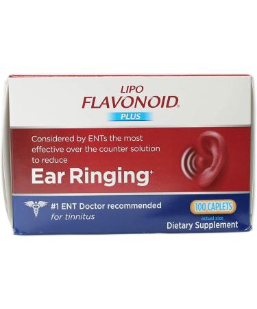 LipoFlavonoid Plus Extra Strength Ear Health Formula - 100 Caplets | DSE Healthcare Solutions - Buy Online on GoSupps.com
