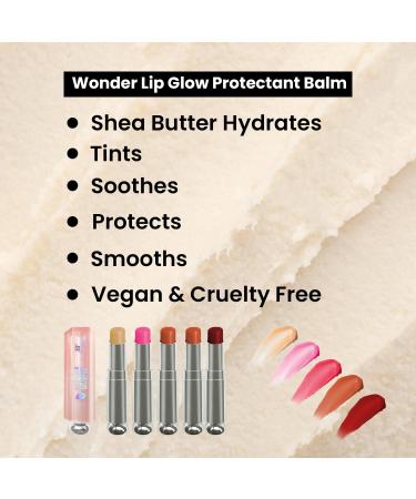 Beauty Forever Wonder Lip Glow Protectant Balm Lipstick with Shea Butter & Vitamin E 3.6gms (03 Berry) - Buy Online on GoSupps.com