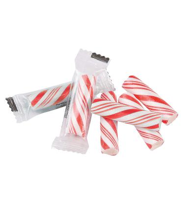 Mini Candy Canes (152 individually wrapped sticks) Christmas and Party Candies (Red)