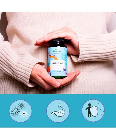 Vegavero Gut Health Prebiotics & Probiotics | 10 Strain Tributyrin CoreBiome Inulin | Vegan | 60 Capsules - Buy Online on GoSupps.com