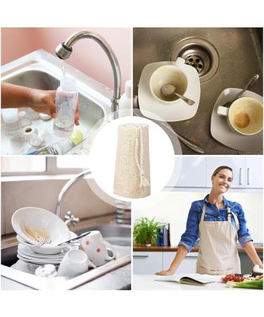natural loofah sponge clear texture loofah peeling sponge eco-friendly bath scrubber sponge plant fiber shower loofah sponge best facial loofah pad to keep dishes B VU65T8EJQDPBUGDFO - Buy Online on GoSupps.com