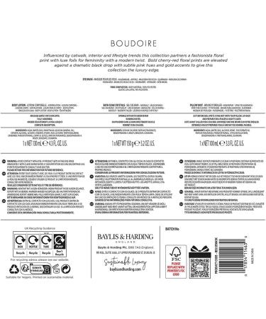 Baylis & Harding Boudoire Cherry Blossom Beauty Sleep Gift Set - Vegan Friendly Luxury Set - Buy Online on GoSupps.com