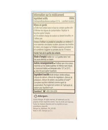 Refresh Tears Lubricant Eye Drops - 4x15ml + 1x5ml | Fast Relief for Dry Eyes - Buy Online on GoSupps.com