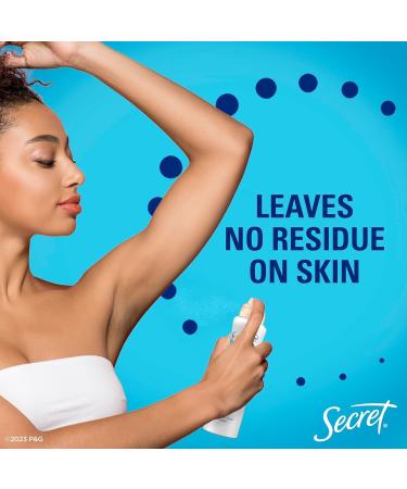 Secret Dry Spray Aluminum Free Deodorant for Women Refreshing Cucumber 4.1 oz (Pack of 3) - Buy Online on GoSupps.com