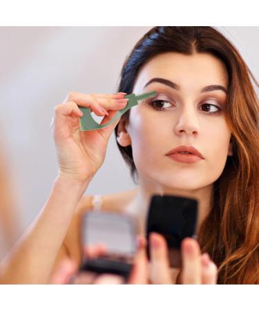 Mascara Applicator Tool - Eyelash Separator Tool Lash Applicator Makeup Tools For Home Salon Travel School Lash Shield For Daily Dates Parties Green - Buy Online on GoSupps.com