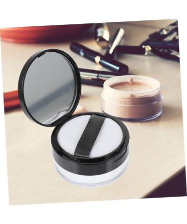 Beavorty tui Poudre de Maquillage Portable 2 Pcs 20 G 3 G Bo tes Compactes Miroir et Houppette pour Femme Usage Voyage et Maquillage Quotidien Abs Noir et Argent  - Buy Online on GoSupps.com