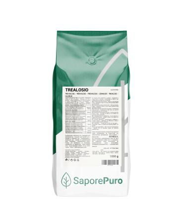 Saporepuro Trehalose Sugar 1 kg - Less sweet than normal sugar 1 kg (1 pack)