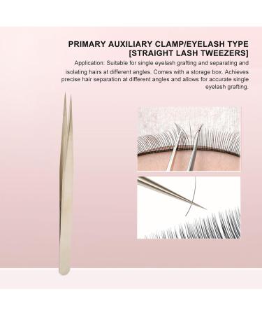 6-Piece Lash Tweezers Set | Stainless Steel Eyelash Extension Tools | Curved & Straight Tweezers for Beginners & Precision Volume Application - Buy Online on GoSupps.com