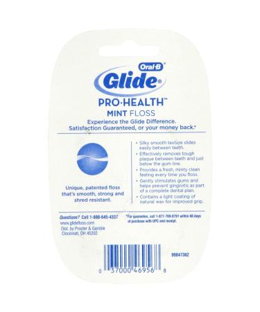 Buy Crest Glide Mint Dental Floss 54.6 Yards - International Shipping Available | Fresh Mint Flavor for Superior Cleaning - Buy Online on GoSupps.com