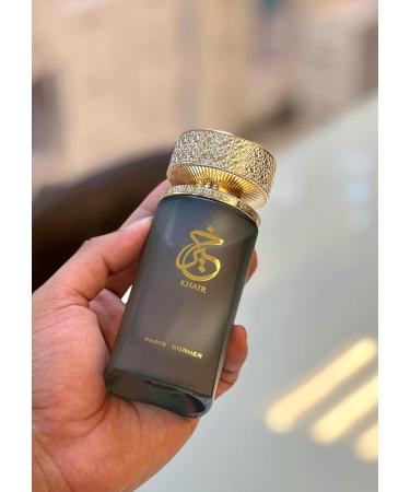 Paris Corner | Khair EDP 3.4 Fl Oz | Timeless Unisex Fragrance Featuring Davana Italian Bergamot and Pink Pepper for a Long-Lasting Elegant Scent Experience - Buy Online on GoSupps.com
