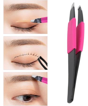 Eyebrow Tweezers - Portable Stainless Steel Trimmer for Precise Plucking & Hair Removal | Perfect for Eyebrow Makeup - Buy Online on GoSupps.com