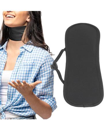 Castor Oil Wrap & Neck Wrap - Pain Relief & Relaxation for Yoga | Black - Buy Online on GoSupps.com