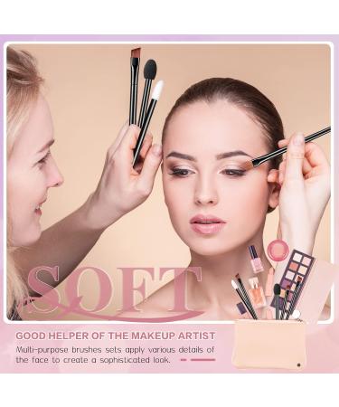 250-Piece Disposable Eyebrow Brush Set | Angled Round Double-End Eyeshadow & Lip Brushes for Salon & Home Use - Perfect Makeup Tool for Women & Girls - Buy Online on GoSupps.com