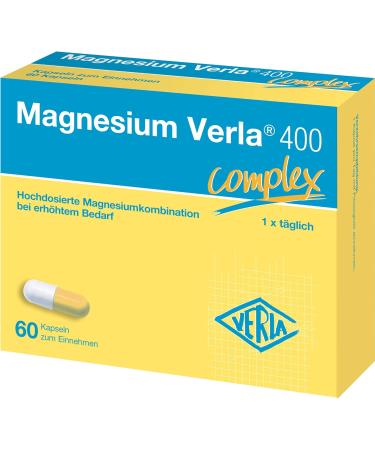 Buy Magnesium Verla 400 Capsules - Premium International Shipping | Boost Health & Wellness - Buy Online on GoSupps.com