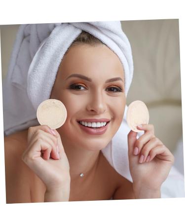 FRCOLOR 3 Sets Loofah Face Wash Cotton Makeup Powder Puffs Makeup Cleansing Puff Loose Powder Puff Makeup Puff Sponge Makeup Remove Pads Facial Cleaning Pad Eye Face Pad Makeup Remover - Buy Online on GoSupps.com