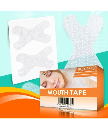 Anti-Snoring Mouth Tape - 150 Pcs Sleep Strips for Snoring Prevention - Strong Adhesive, Skin-Safe All Night Use - by Mobi Lock - Buy Online on GoSupps.com