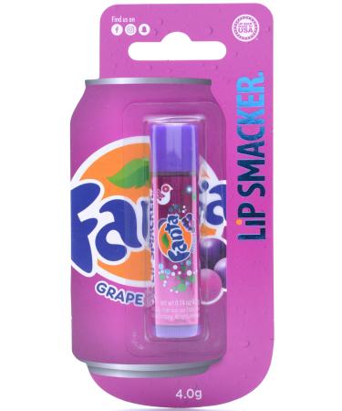 Lip Smacker - Coca -Cola Collection - Lip balm for children with Fanta Traube taste - Fanta Traube taste - sweet gift for your friends - Single Lipbalm Grape Fanta 1 piece (1 Pack)