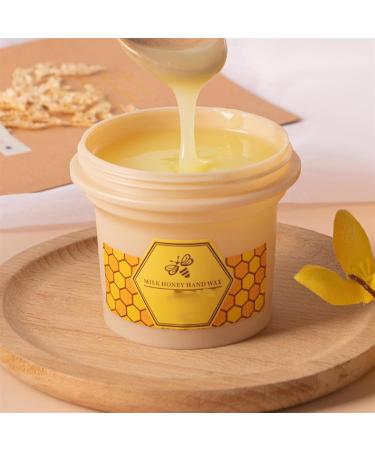 Yanobia Honey Milk Wax Hand Mask Exfoliating Hand Mask Moisturizing Face Mask for All Skin Types (120g-1pc) - Buy Online on GoSupps.com