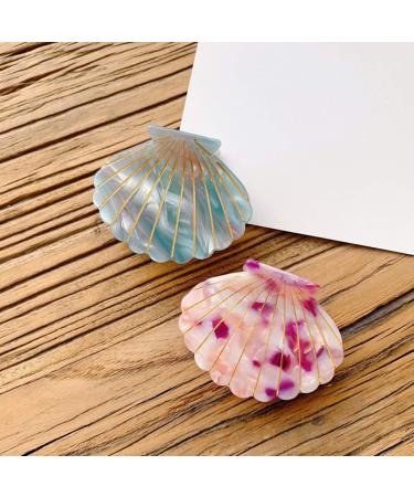 Lurrose Green Shell Shape Hair Clip for Women | Stylish Ponytail Holder & Hair Accessories - Buy Online on GoSupps.com