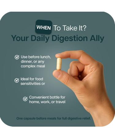 TriEnza Digestive Enzyme for Intolerances | Houston Enzymes 180 Capsules - Buy Online on GoSupps.com