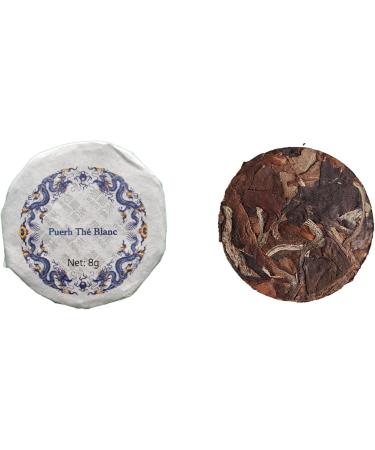 Puerh White Tea Gedeng Mountain 8g Tablets Pack of 10 - Buy Online on GoSupps.com