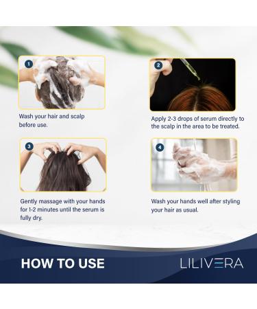 LILIVERA 5% Minoxidil for Men and Women Kit - 2 Fl Oz. - Buy Online on GoSupps.com