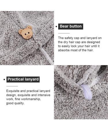 DIAOCARE Hair Turban 2 Pack Bamboo Carbon Fiber Towel for All Hair Types Quick Drying Lightweight & Stylish - Buy Online on GoSupps.com