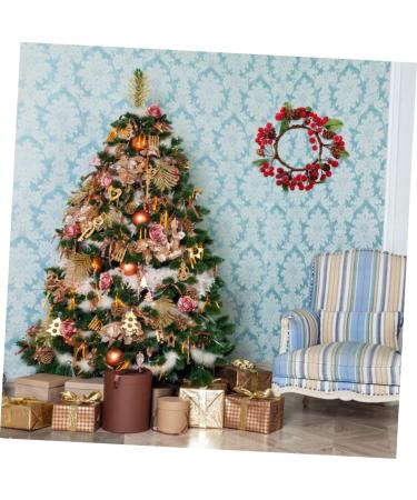 Zerodeko 3 Pcs Christmas Wreath Window Wreaths Christmas Pine Needle Decoration Christmas Swag Winter Fruit Wreath Xmas Window Garland Holiday Greenery Wreath Green Leaves Red Fruit Plastic - Buy Online on GoSupps.com