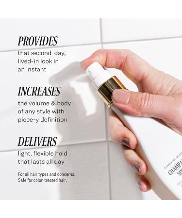 Cuvee Champagne Spray 5 fl oz - Hair Texturizer for Light Hold & Definition - Resveratrol & Ceramides Infused Formula - Color Safe - Pack of 1 - Buy Online on GoSupps.com