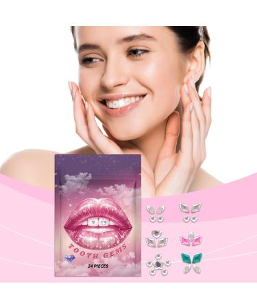 Crystal Stickers for Teeth | Gemstone Stickers for Teeth with Portable Decorative Comfortable Teeth Supplies for Daily Use Shopping Dating - Buy Online on GoSupps.com