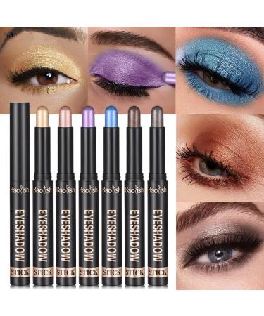  HULUBO Eyeshadow pen Cream Eye Shadow Brightener Stick Waterproof Eyeshadow Stick for effortless smoky or natural eye makeup (1#) - Buy Online on GoSupps.com