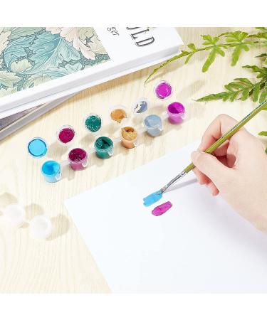 PandaHall 25 Strips Empty Paint Pots - 150 Pots 3ml Mini Storage Containers for Arts & Crafts - Ideal for Classrooms, Schools, Summer Camps & Festivals - Buy Online on GoSupps.com