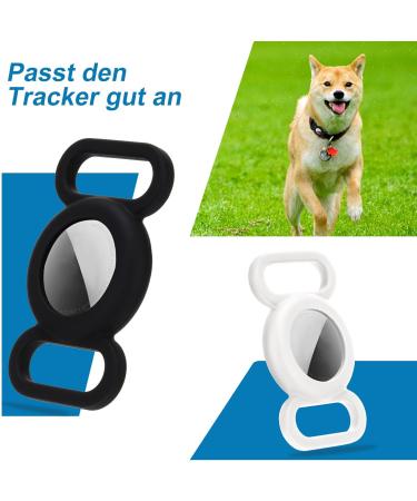 2 Pack Airtag Dog Collar Silicone Cases | Protective Airtag Covers for GPS Tracking Anti-Lost & Security - Buy Online on GoSupps.com