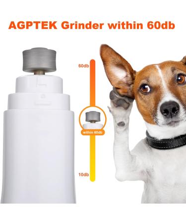Dog Nail Grinder Electric Premium Cat Nail Trimmer Pets File Gentle Paws Nail Grooming Trimmer Clipper for Dogs Cats Hamsters Rabbits and Birds Suitable for Medium and Small Pets - Buy Online on GoSupps.com